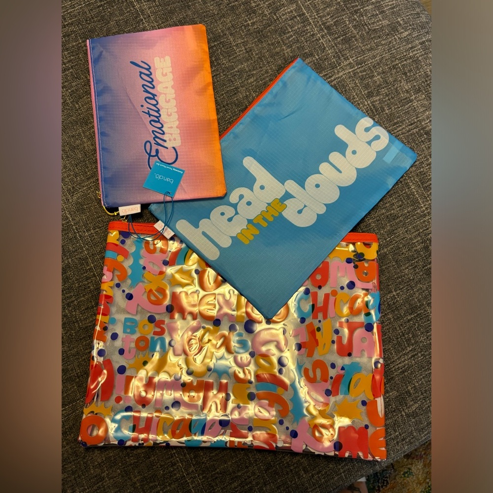 GETAWAY TRAVEL POUCH SET - HEAD IN THE CLOUDS